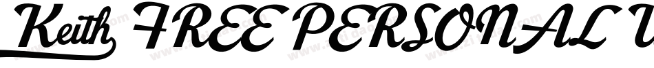 Keith_FREE PERSONAL USE字体转换